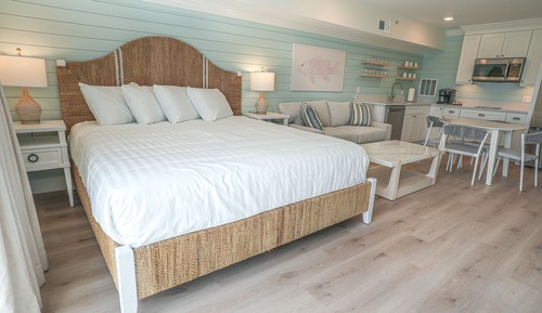 Estudio, 1 cama de matrimonio grande con sofá cama (Nautilus  Unit 414)