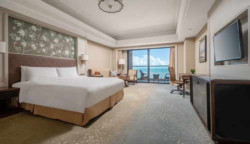 Habitación Deluxe, 1 cama de matrimonio grande, frente al mar