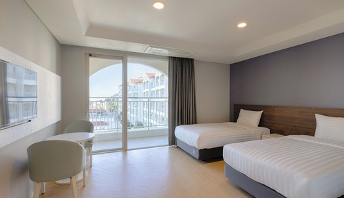 [24Hours PKG] Family(No Kitchen/Standard/Twin) - Sauna for 2 + Late C/O 15p.m.(Weekdays Only)