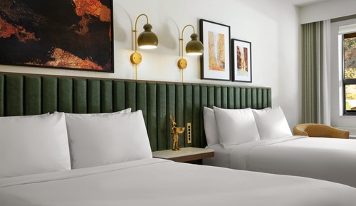 Habitación estándar, 2 camas de matrimonio, no fumadores