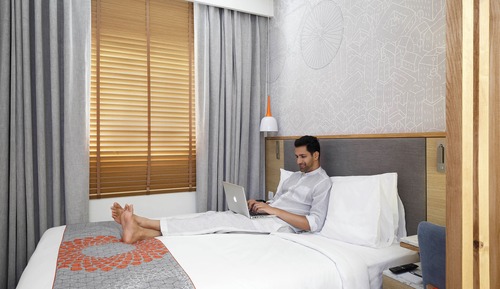 Habitación estándar, 1 cama de matrimonio, vistas a la ciudad (High Floor)