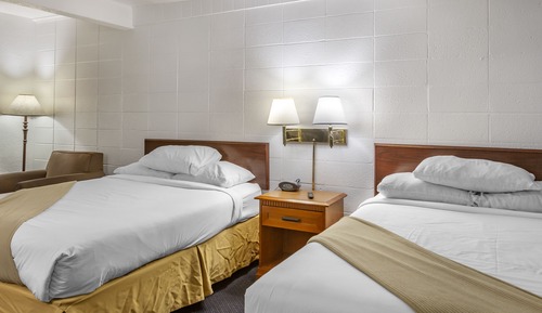 Habitación básica, 2 camas de matrimonio, fumadores