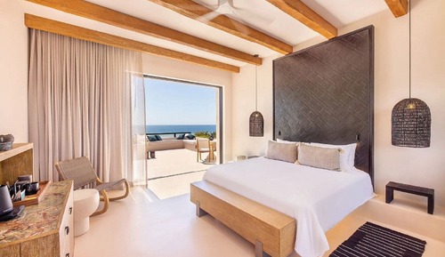 Suite, 1 cama de matrimonio grande, frente al mar (Penthouse Plunge Pool)
