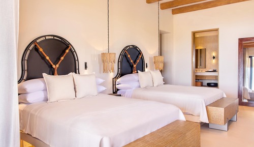 Habitación Premium, 2 camas de matrimonio, vistas al mar