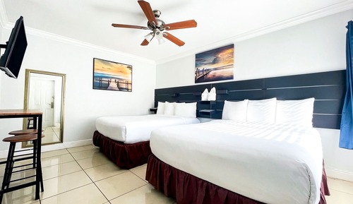 Habitación Deluxe, 2 camas de matrimonio, no fumadores