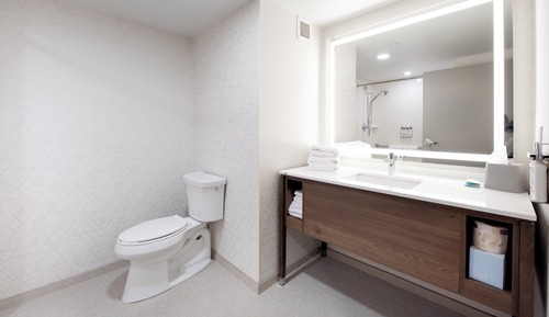 Habitación estándar, 2 camas de matrimonio, accesible para personas con discapacidad