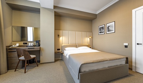 Habitación doble superior, 1 cama de matrimonio grande, no fumadores, vistas a la ciudad