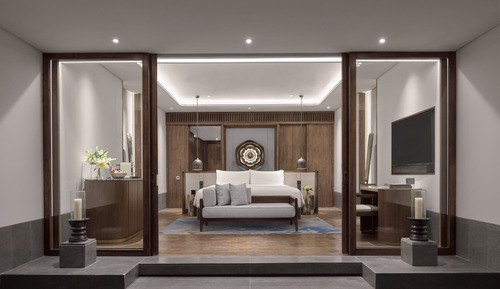 Suite junior, 2 camas individuales, vistas al jardín