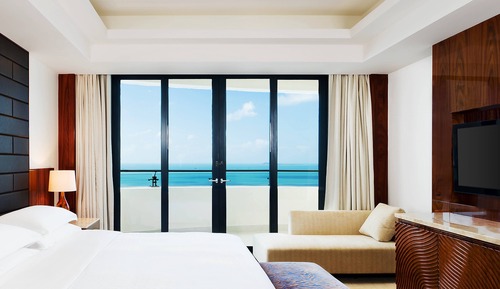 Suite presidencial, 1 cama de matrimonio grande, vistas al mar