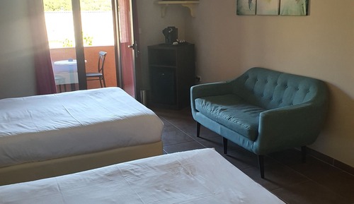 Habitación cuádruple, terraza