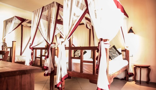 Habitación triple estándar, vistas al jardín