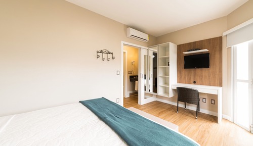 Apartamento, vistas parciales al mar