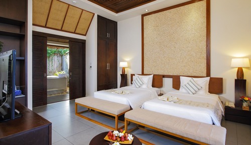Bungalow, vistas al jardín