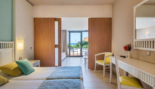 Habitación familiar, vistas al mar