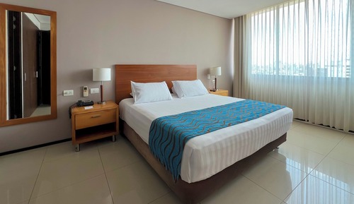 Apartamento junior, 1 cama de matrimonio, cocina básica (ApartaJunior Queen Bed Non Smoking)