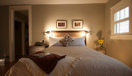 Habitación, 1 cama de matrimonio, cocina básica