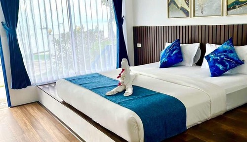 Villa Premier, 1 cama de matrimonio grande, vistas al mar, mirando al mar