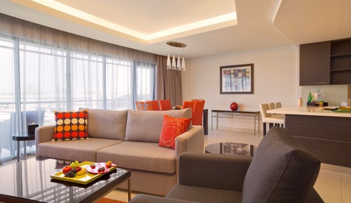 Apartamento estándar, 2 habitaciones, balcón, vistas a la ciudad