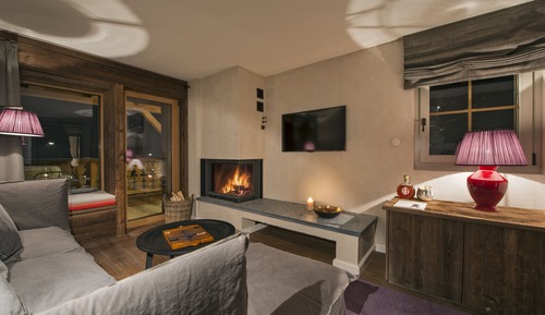 Habitación Deluxe doble, balcón (Salon séparé au Sud)