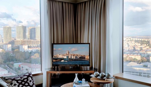 Suite Club, 1 cama de matrimonio grande, no fumadores, vistas a la ciudad (Corner)