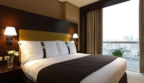 Habitación Deluxe, 1 cama de matrimonio grande, fumadores, vistas a la ciudad