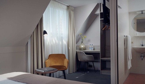 Habitación estándar con 1 cama doble o 2 individuales