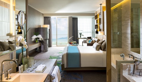 Suite junior, 1 cama de matrimonio grande, vistas al mar (High Floor)