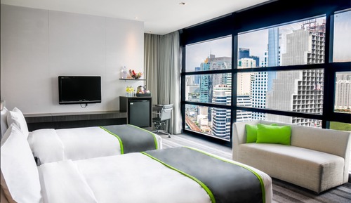 Habitación Premium, 2 camas individuales, vistas a la ciudad