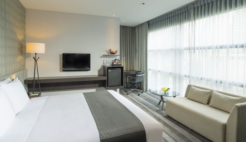 Habitación Premium, 1 cama de matrimonio grande, vistas a la ciudad
