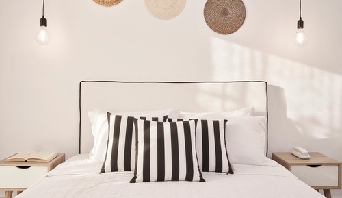 Habitación estándar con 1 cama doble o 2 individuales, vistas al mar