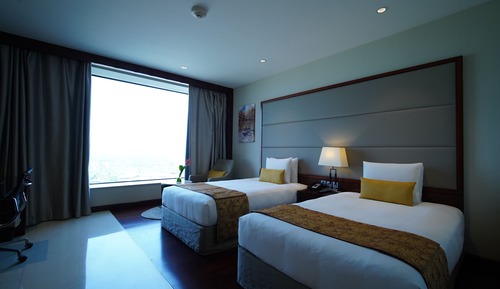 Habitación estándar, 2 camas individuales, vistas a la ciudad