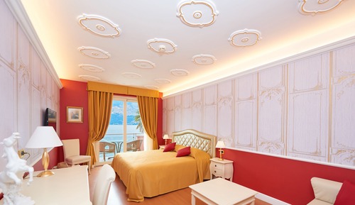 Suite junior, balcón, vistas al lago (Italian Prestige, 4 people)