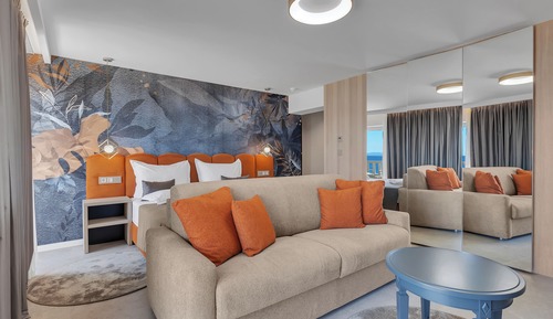 Habitación doble superior, vistas al mar