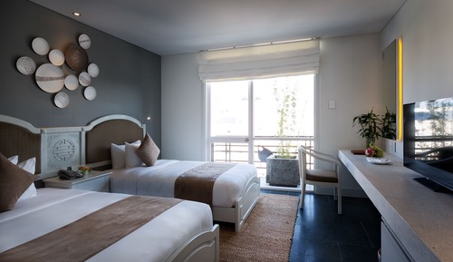 Habitación Deluxe con 1 cama doble o 2 individuales, vistas a la ciudad