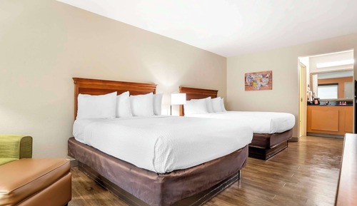 Habitación estándar, 2 camas de matrimonio, no fumadores