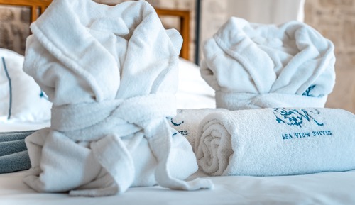 Suite superior, 1 cama de matrimonio grande, bañera, frente al mar
