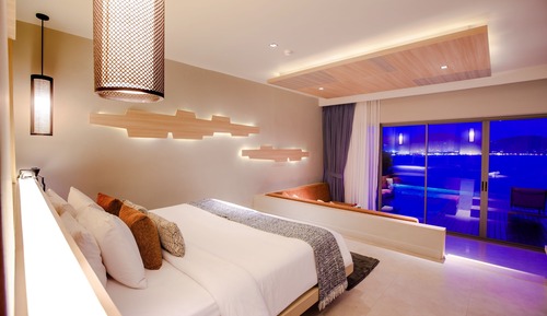 Habitación doble, acceso a la piscina, vistas al mar