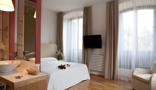 Habitación doble superior, vistas al jardín