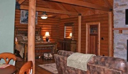 Suite, chimenea, vistas a la montaña (Honeymoon Cabin Suite)