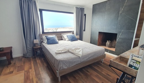 Suite panorámica, 1 cama de matrimonio grande, terraza, vistas al mar