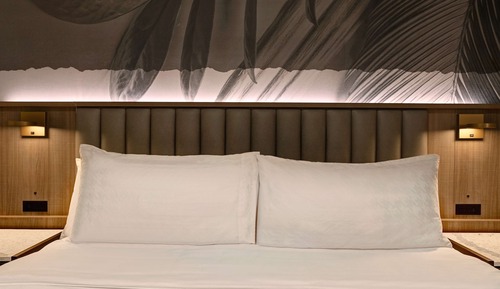 Estudio, 1 cama de matrimonio grande, accesible para personas con discapacidad, bañera