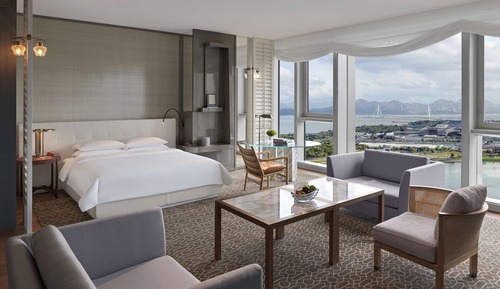 Estudio, 1 cama de matrimonio grande, vistas a la bahía