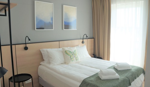 Apartamento, 1 cama de matrimonio con sofá cama