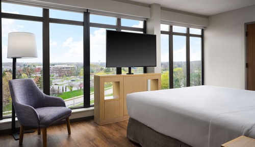 Suite, 1 cama de matrimonio grande con sofá cama, accesible para personas con discapacidad, bañera