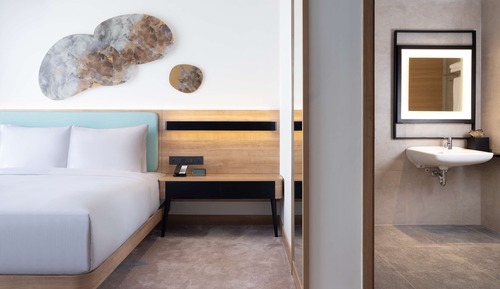 Habitación, 1 cama de matrimonio grande, accesible para personas con discapacidad