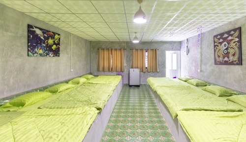 Habitación familiar, varias camas