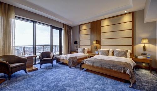Habitación familiar, varias camas, no fumadores, vistas al mar