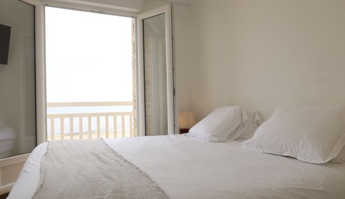 Habitación Deluxe, 1 cama de matrimonio, vistas al mar, frente al mar