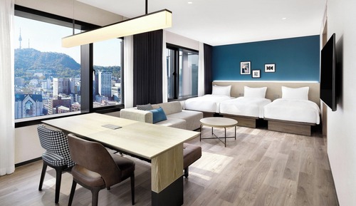 Habitación Premier, 3 camas individuales, vistas a la ciudad