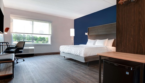 Habitación, 1 cama de matrimonio grande, accesible para personas con discapacidad, bañera